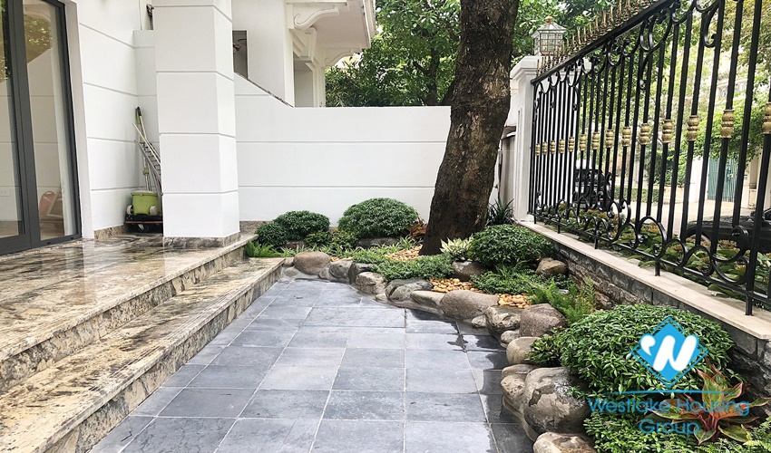 Beautiful villa for rent with European style, fully furnished